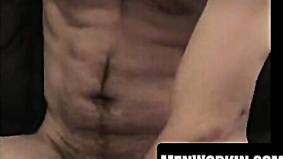 Average culo licker knuckles his prick with lust