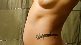 Statesville Sweetie Sabrina Rowland CAUGHT BARE Post-Douche – Lil Saggy Knockers, Getting Clothed & Entirely Unsuspecting!