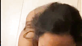 Indian Tamil Wifey Displays Titties on VC and Poking