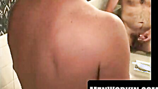 Old stud milks off until he pours out with XXL jism