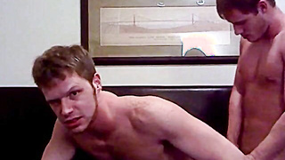 BarebackGayPorno.com - Brian Bonds and Aiden Kennedy spunk stiff after mighty humid buttfuck
