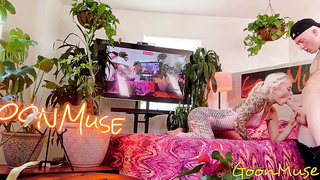 Inked Stunner Nichole Saphir Is Manage While Railing Large Stiffy