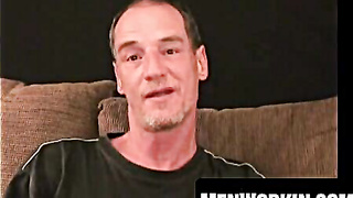 Mature arse bandit plumbs his man-meat while finger-tickling his fuckhole