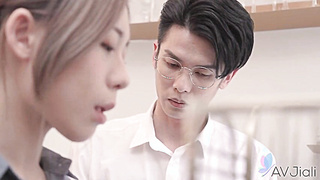 Lin Misses Work And A Partner Comes To Her And Drills Her - Lin Lin