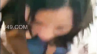 Bhabhi Udders Gargling and Poking In kitchen