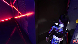 Futa3Dx - Futa Dark-haired Gets Woman Super-fucking-hot & Crazy At The Gloryhole They Embark Plumbing