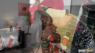 BANGBROS - Fortunate Brown-haired Lacey London Gets Both A Dribbling Internal ejaculation And A Filthy Facial cumshot