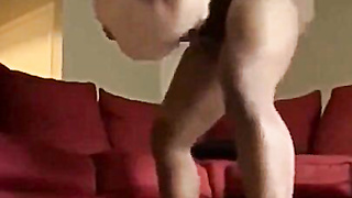 White Cheerleader Witnesses The Camera