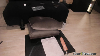 Blondie Superslut Female Pummeled By Plaything Machine