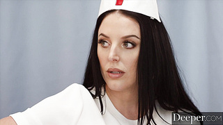 Deeper. Marvelous Nurse Angela White Takes Care Of Patient Manuel