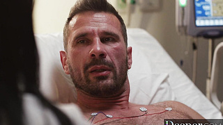 Deeper. Marvelous Nurse Angela White Takes Care Of Patient Manuel