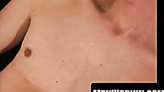 Man quietly jacks his rigid spunk-pump to the brim