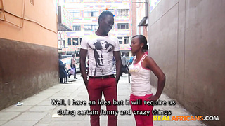 African Amateur Buddies Have Hump In Rest room