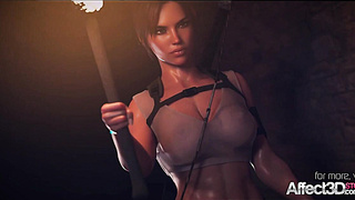 Lara And The Jade Skull - THREE DIMENSIONAL Toon - Lara Croft
