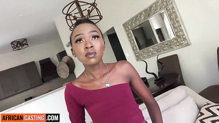 Elastic Caboose Black Teenager Vulva Opened up By Dangled Yankee Producer