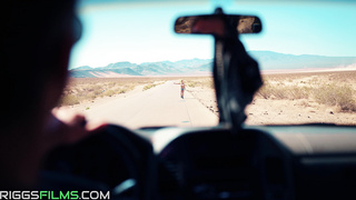 Fit Kitty Gets Creampied In The Desert