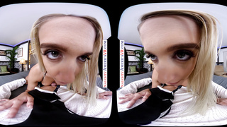 Steamy Platinum-blonde Athena Palomino Nails Her Pal's Hubby In VR