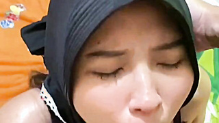 Mahasiswi Malang Jilbab Jago Nyepong
