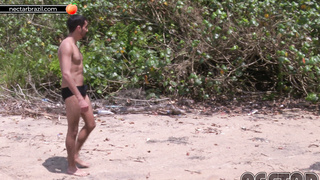 Deprived Beach, Suntanned Brown-haired, And Lots Of Rectal Romp!