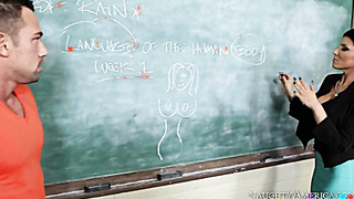 Romi Rain Penetrating In The Floor With Her Globes