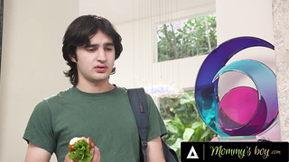 MOTHER'S GUY - Upset Stacked COUGAR Thirsts Of Being Pounded In The Booty By Her Kinky Son - Shay Glances