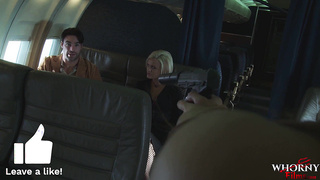 WHORNY FILMS Mile Torrid Three-way In Very first Class - Briana Blair