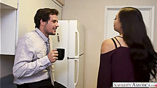 It's Lunch Time At The Office And Karissa Kane Is Thirsty For Penis