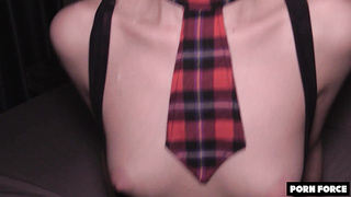 She Just Revved barely legal - Taut teen Was Too Stand against