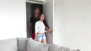 XXL Bra-stuffers Brazilian Sweetie Mila Garcia Gets Her Deep Facehole Totally Inserted Up!