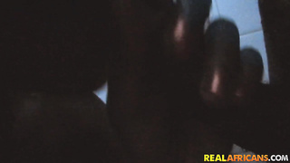 Local Nigerian Honey With Ginormous Bra-stuffers Humped In Douche