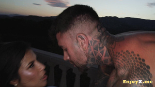 Andrea Retali's Super-naughty Hook-up With Mind-blowing Sunset Backdrop In HD Pornography - Sexy Gonzo!