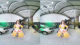 Lucy Foxx As Queen Daisy Wants Arch Her Over And Ravage Her Right Here In This Garage
