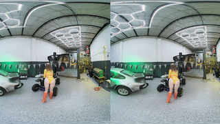 Lucy Foxx As Queen Daisy Wants Arch Her Over And Ravage Her Right Here In This Garage