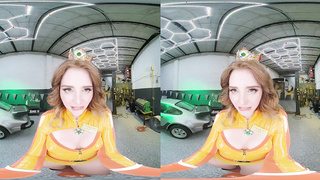 Lucy Foxx As Queen Daisy Wants Arch Her Over And Ravage Her Right Here In This Garage