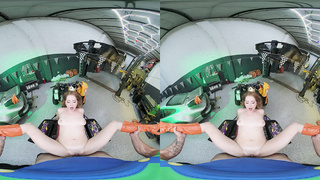 Lucy Foxx As Queen Daisy Wants Arch Her Over And Ravage Her Right Here In This Garage