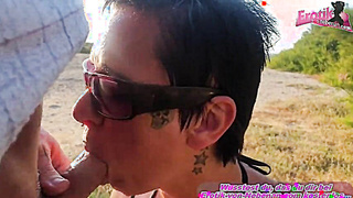 Personal Duo Urinates And Pokes Outdoors On Vaca