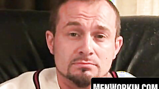 Wooly mature dude jerks til explosive ejaculation