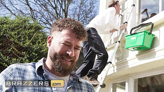 BRAZZERS - Handsome Homeowner Kayla Wild Trades Her Cash Apex For A Dual Dicking From Window Washers - Kayla Web cam