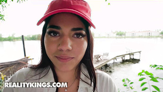 REALITY KINGS - Once Jukz Gotti's White Top Soddens Humid, She Is Prepped To Make Her Way On JMac's Manstick - Julz Gotti