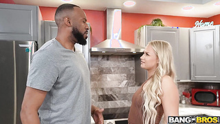 BANGBROS - Harley King And Her Kinky Step-mother Brooke Ivory Share Jovan Jordan's Gigantic Knob