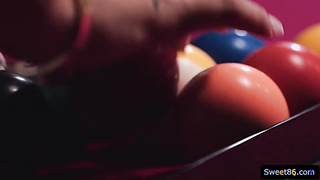 Big-boobed cougar Silvia Saige gobbling daughters teenie labia