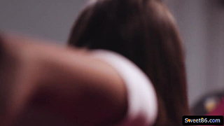 Big-boobed cougar Silvia Saige gobbling daughters teenie labia