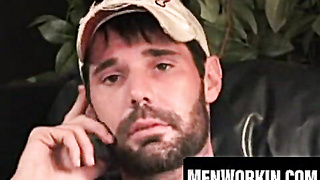 Amateur fellow pumps rigid shaft til spunk eruption