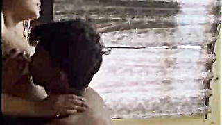 Indian Slender Wifey Deep throat and Standing Smashing