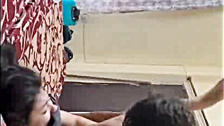 Wonderful Indian Mallu Wifey Blow-job and Pummeling