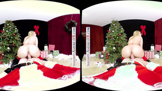 Santa's Mischievous Helper Stephanie West Sits On Your Stiffy For Xmas