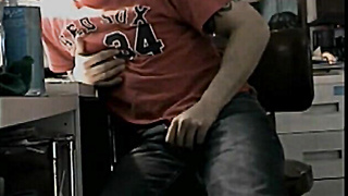 Sexually attractive hetero boy screams as elder crank deep throats him off