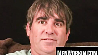 Tough fellow gets bare and milks to ejaculation