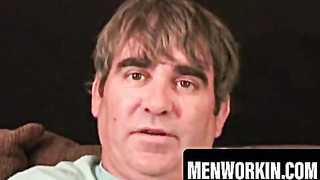 Tough fellow gets bare and milks to ejaculation