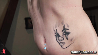 Leather She-creature Suspension and Pegging